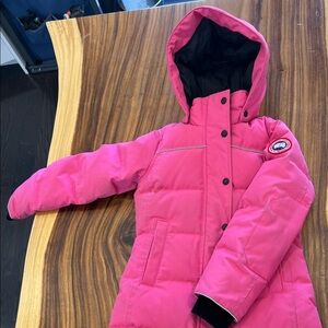 Canada Goose Hot Pink Insulated Hooded Parka